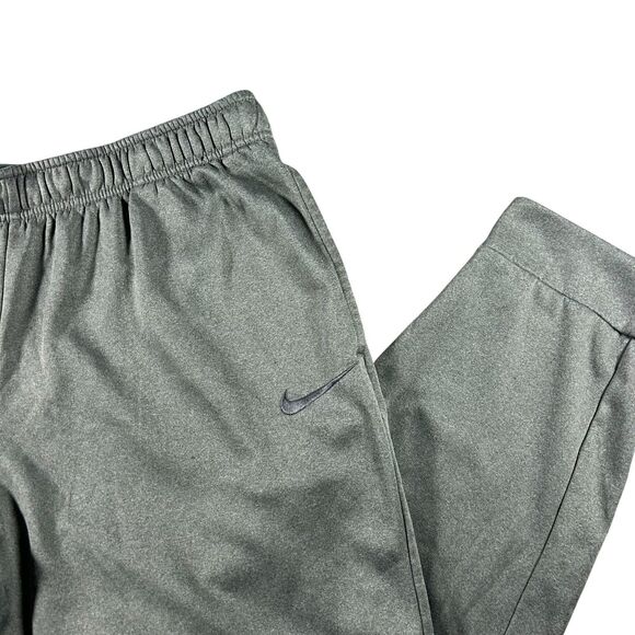Nike Therma Fit Sweatpants Men’s XXL Gray Fleece Tapered Y2K 839098-063 - Picture 1 of 12